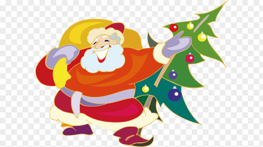 Santa Claus Christmas Card PNG