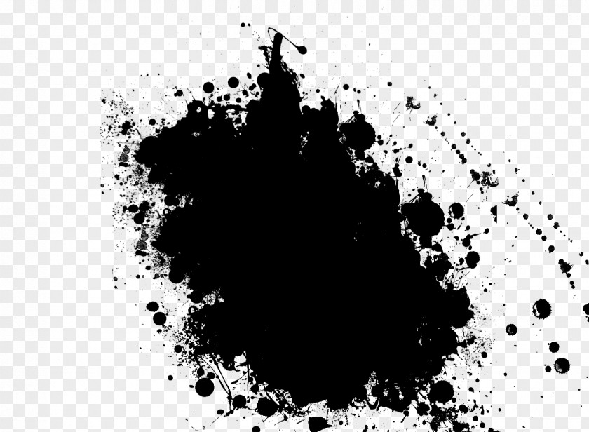 White Splash Paint Clip Art PNG