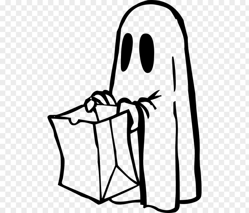 Halloween Costume Black And White Clip Art PNG
