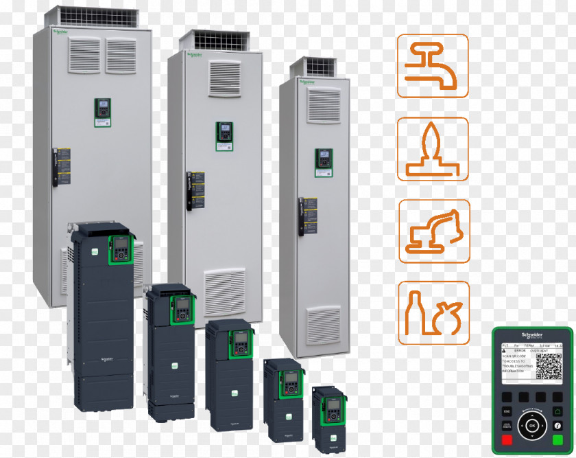 Moteur Asynchrone Circuit Breaker Variable Frequency & Adjustable Speed Drives Schneider Electric Process Programmable Logic Controllers PNG
