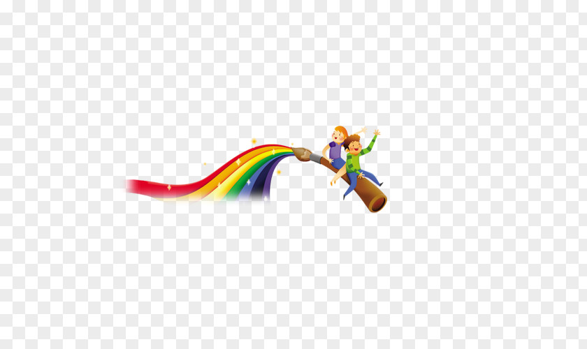 Rainbow Child Cartoon Infant Bed Graphic Design PNG