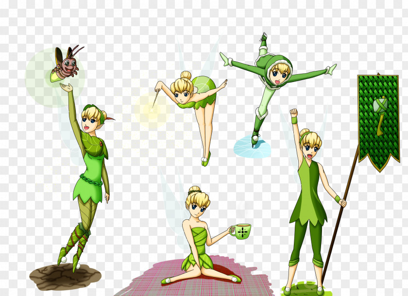 Tinker Bell Peter Pan Disney Fairies Queen Clarion Drawing PNG