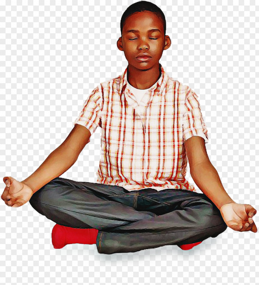 Kneeling Joint Sitting Meditation PNG