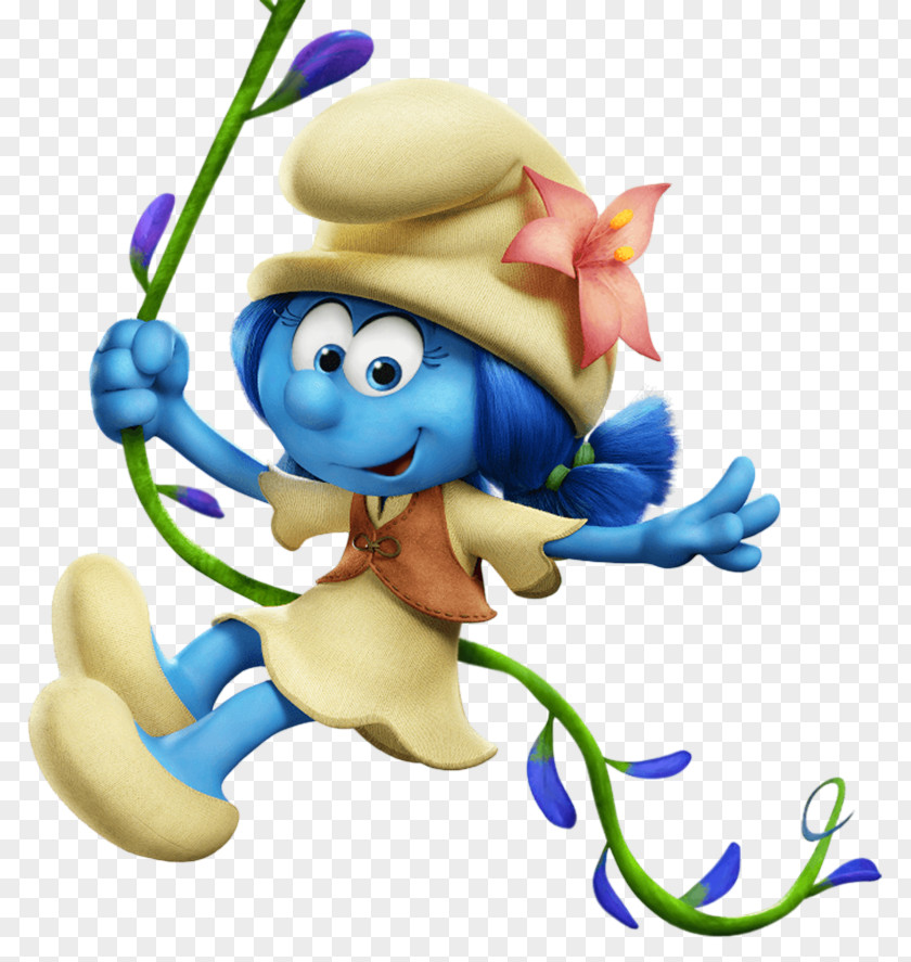 Lily Smurfs The Lost Village Transparent Image Papa Smurf Brainy Smurfette Hefty Clumsy PNG