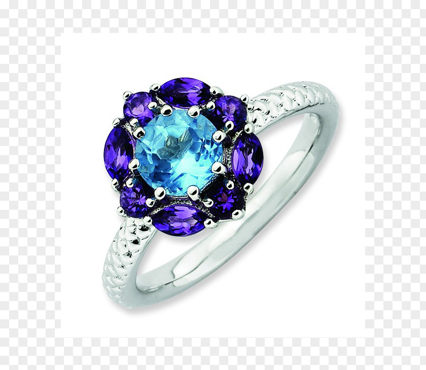 Ring Amethyst Topaz Jewellery Sapphire PNG