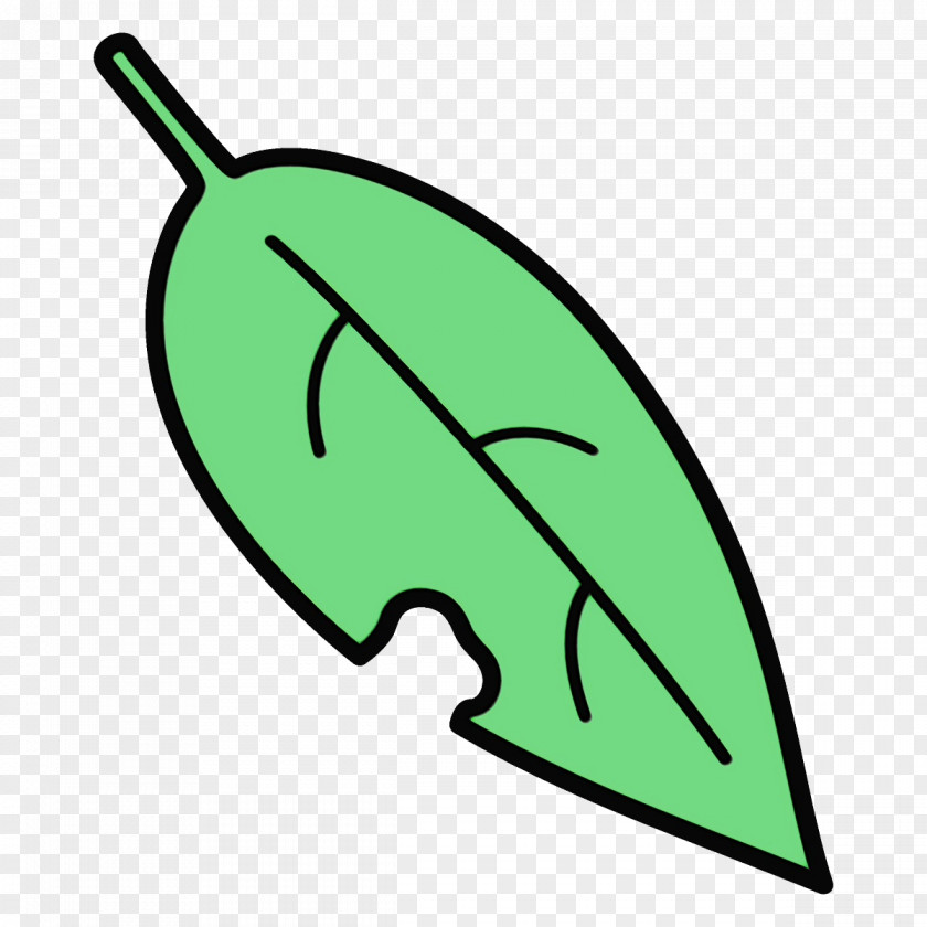 Symbol Logo Green Leaf Line Plant PNG