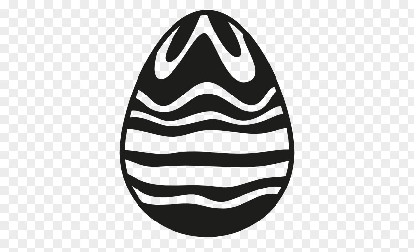 Horizontal Stripes Easter Egg Line PNG