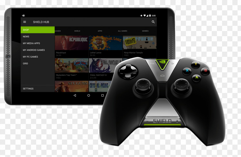 Nvidia Shield Game Controllers SHIELD Controller Video PNG