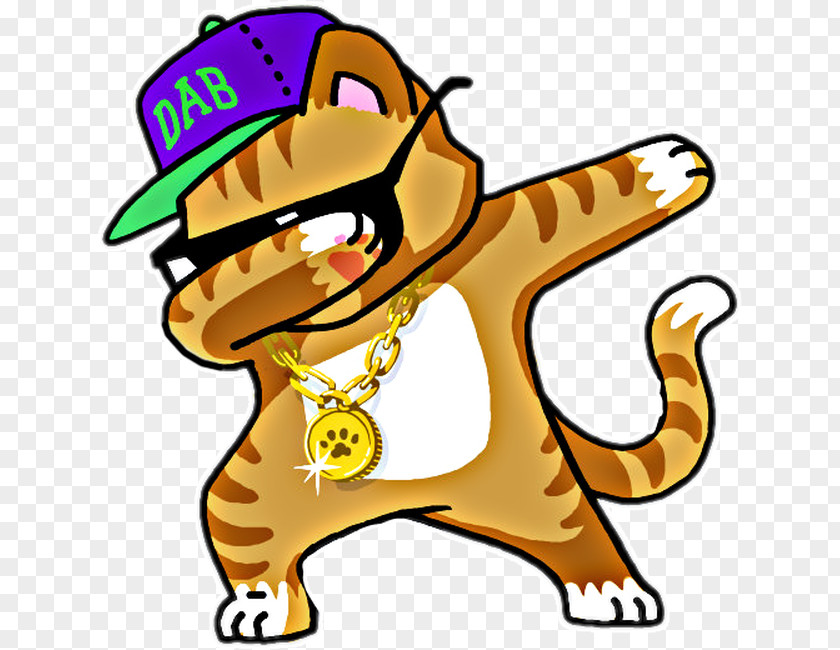 Pleased Hat Kitten Cartoon PNG