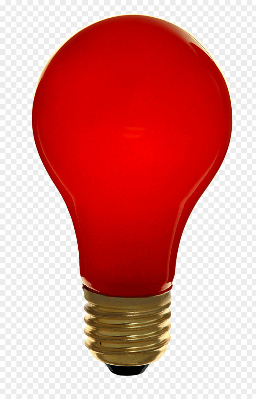 Red Light Incandescent Bulb Lighting Edison Screw LED Lamp PNG