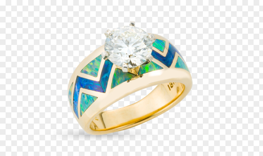 Ring Of Fire Coral Wedding Brilliant Emerald Diamond PNG