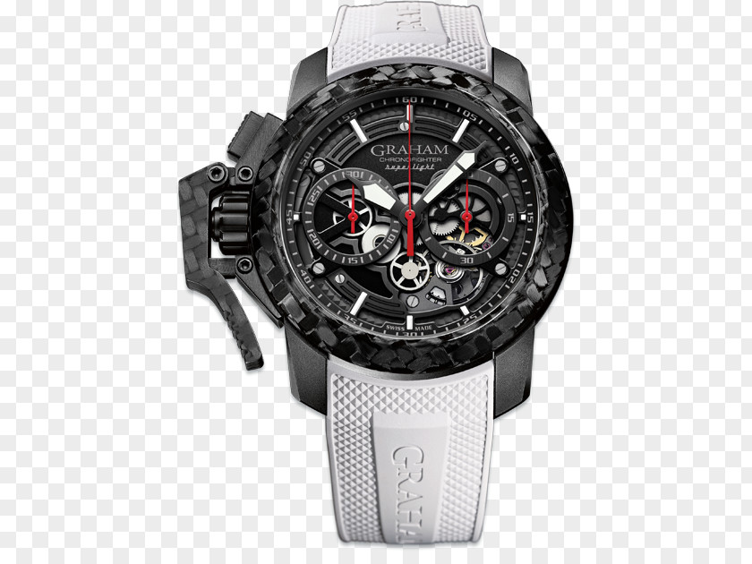 Skeleton Hand Gripping Counterfeit Watch Clock Chronograph Carbon PNG