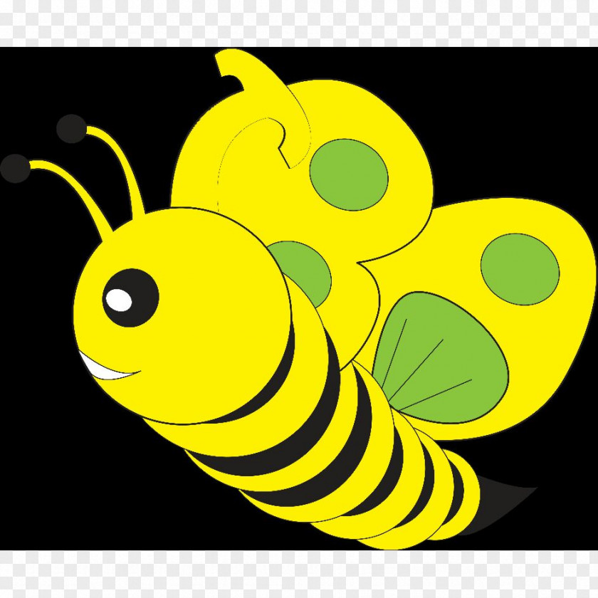 Bee Honey Smiley Text Messaging Clip Art PNG