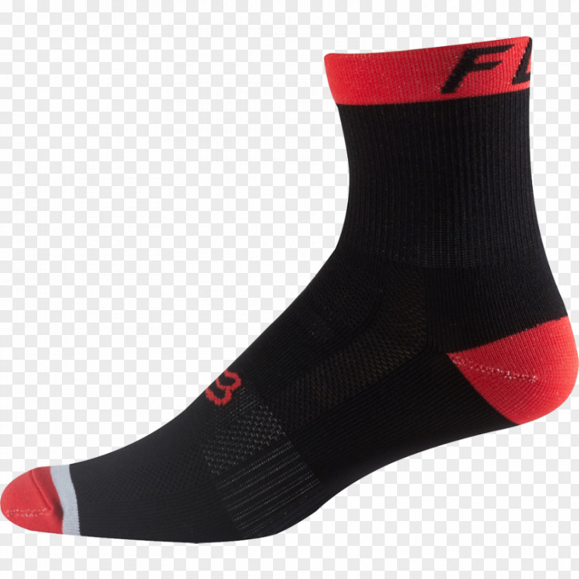 Bicycle Sock Fox Racing Cycling Anklet PNG