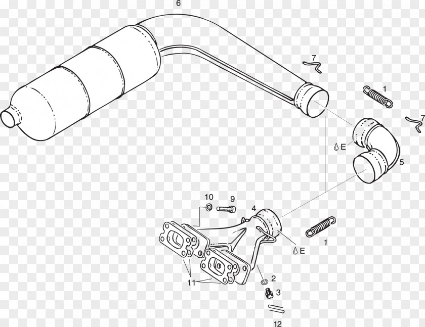 Car Rotax 503 Exhaust System Muffler BRP-Rotax GmbH & Co. KG PNG