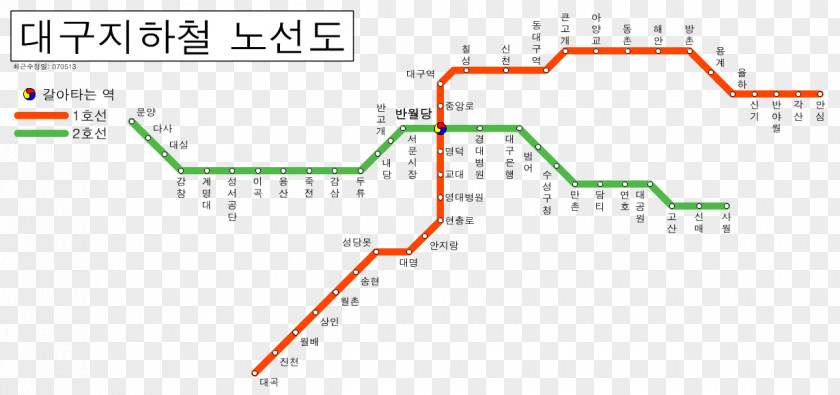 Daegu Metro Line Point Angle PNG
