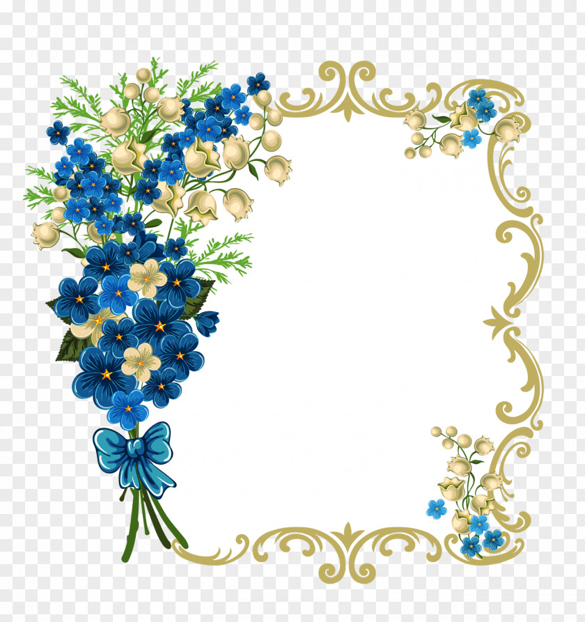 Flower Borders And Frames Clip Art Floral Design PNG