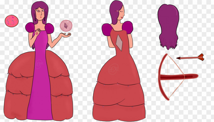 Lady Macbeth Fainting Illustration Cartoon Gown Pink M Design Group PNG