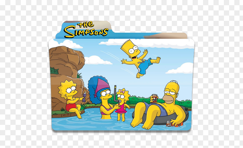 Simpsons Folder 15 Toy Area Recreation Yellow PNG