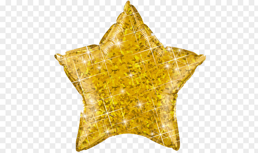Gold Stars Mylar Balloon Party Gas PNG
