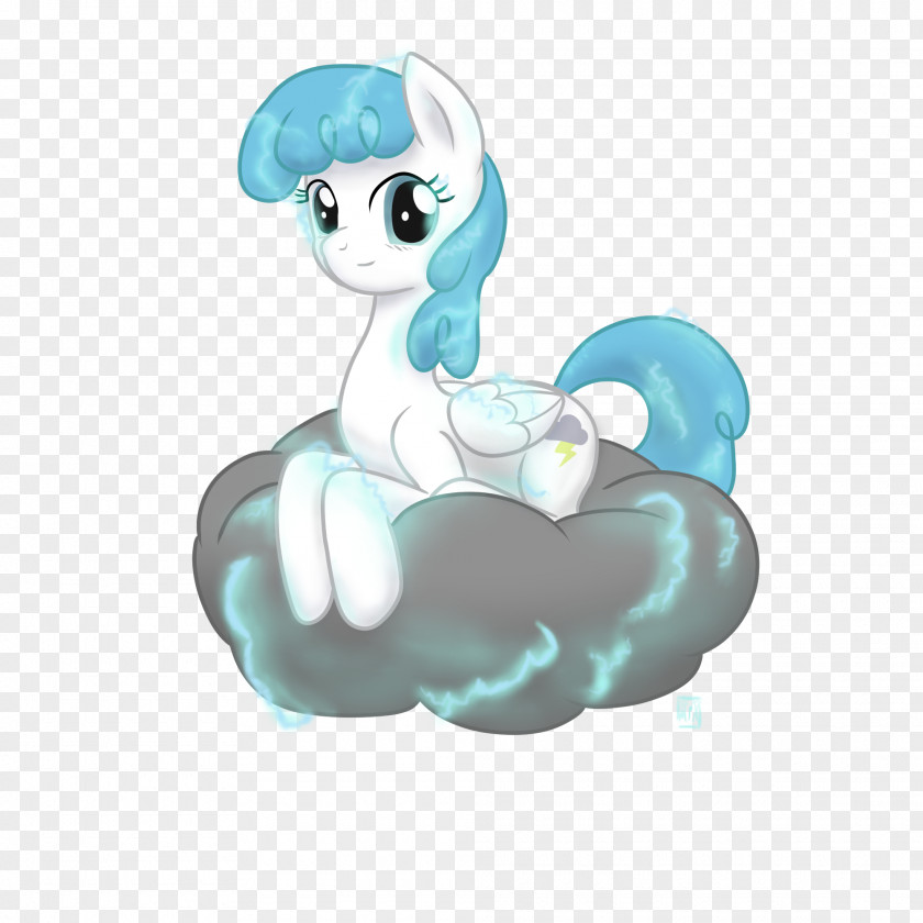 Pegasus Turquoise Teal Figurine Character Cartoon PNG