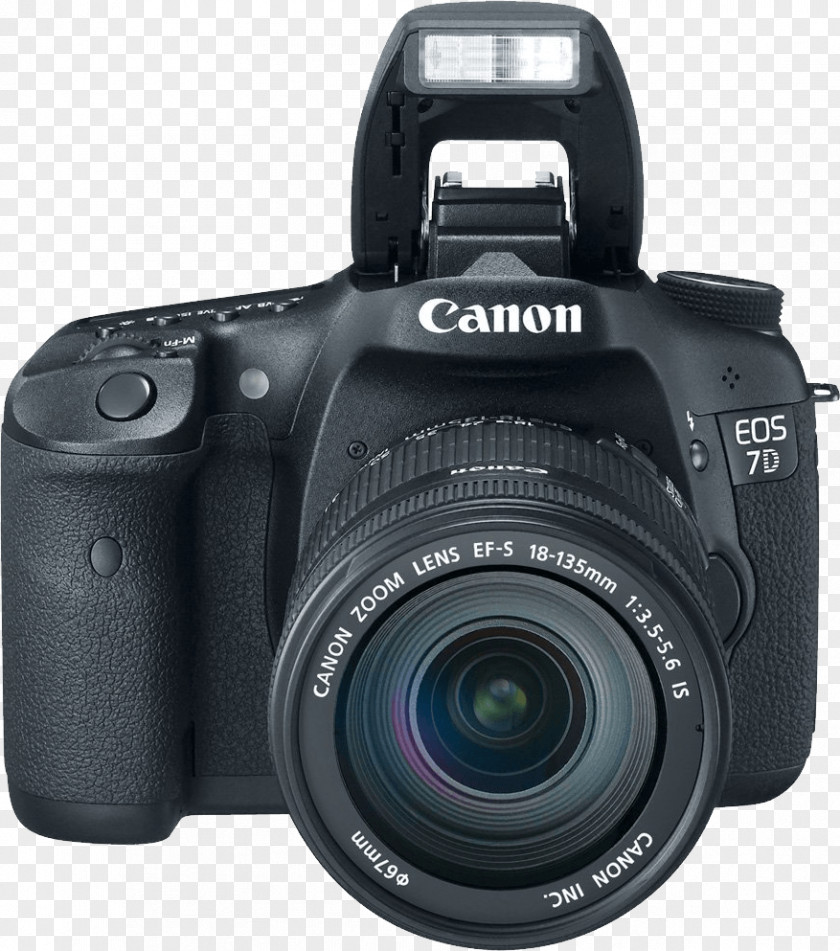 Photo Camera Image Canon EOS 7D Mark II D60 700D EF-S 18–135mm Lens PNG