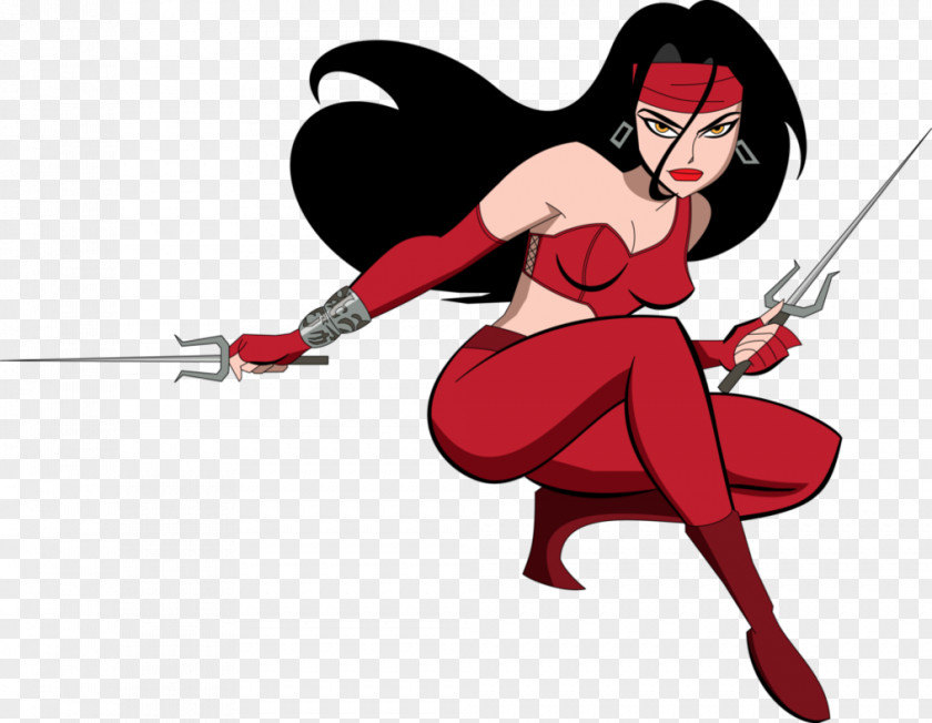 Poster Moon Ultimate Elektra Daredevil Bullseye Marvel Comics PNG