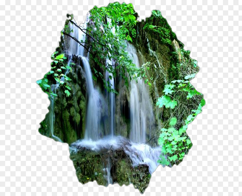 Waterfall Landscape Madurai Tourism PNG