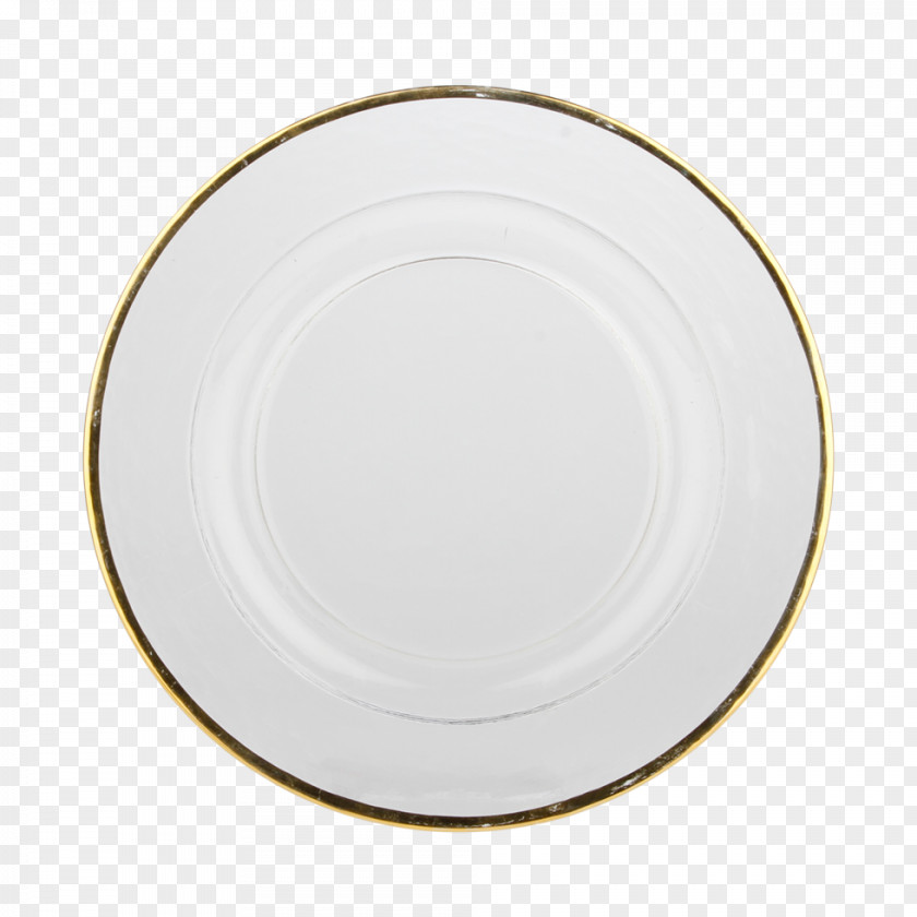 Gold Rimmed Saucer Porcelain Plate Tableware PNG