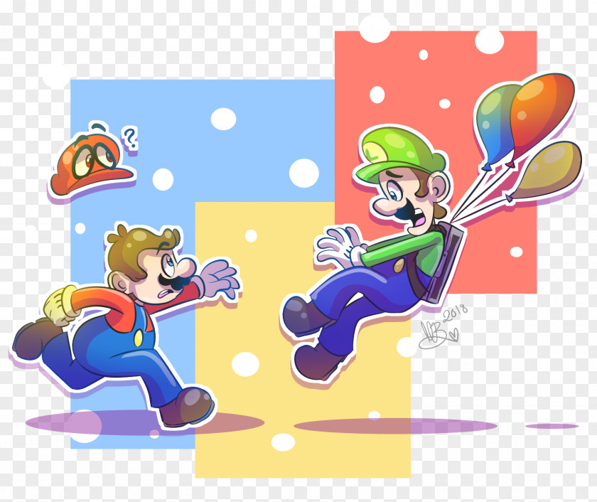 Mario Bros Super Odyssey Bros. & Luigi: Paper Jam World PNG