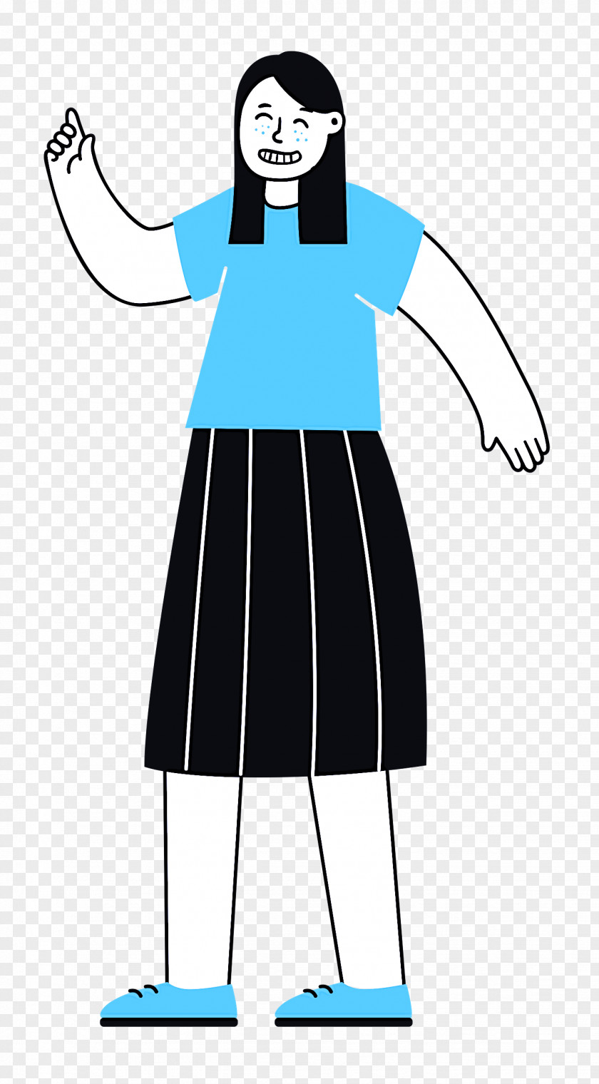 Standing Girl Woman PNG