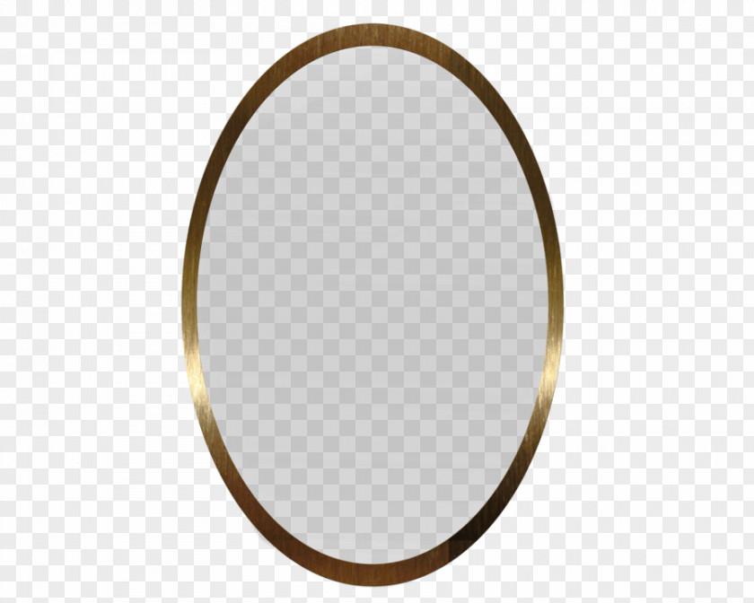 Design Oval Brown PNG