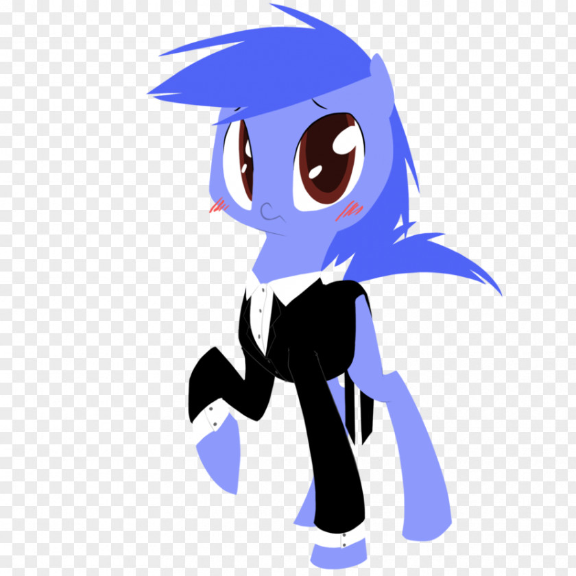 Handsome Suit Pony Horse Tuxedo Drawing PNG