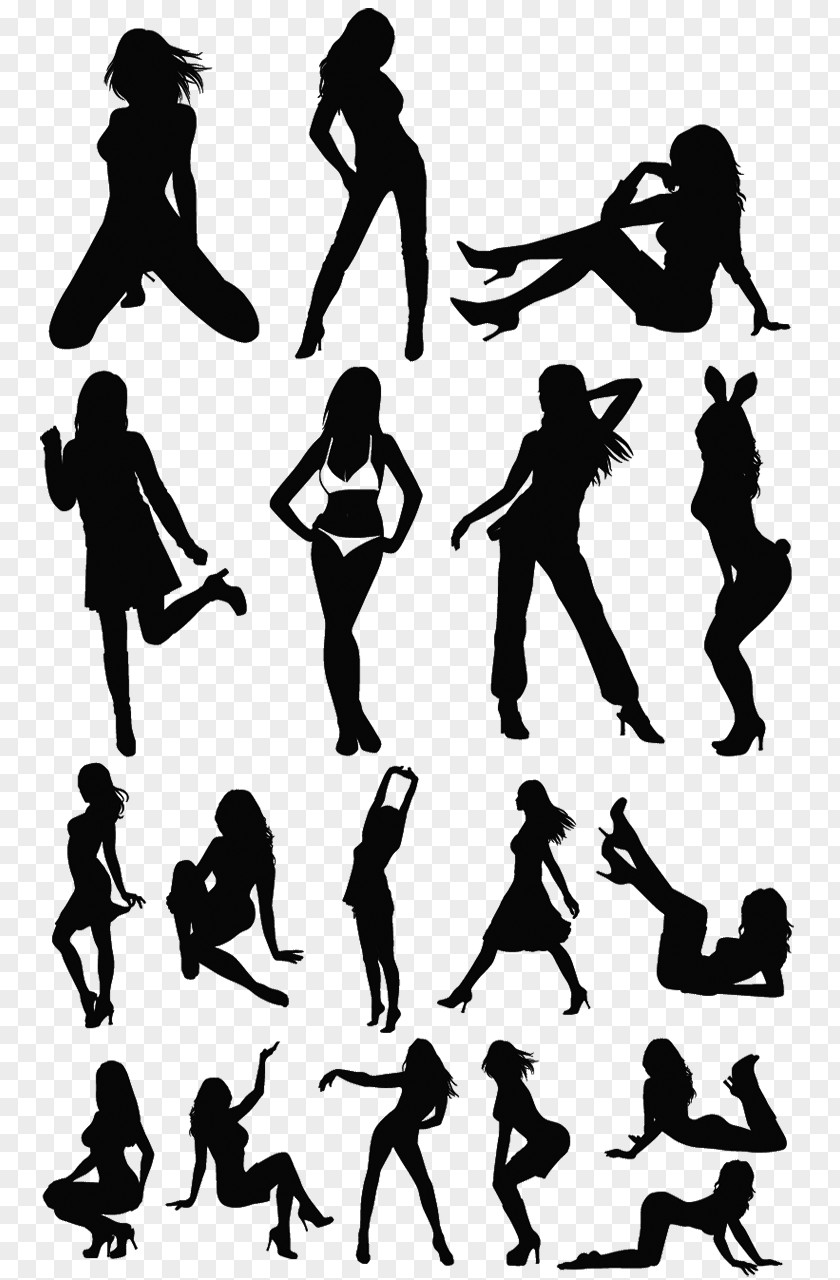 Silhouette Photography Woman Person PNG Person, sexy woman clipart PNG