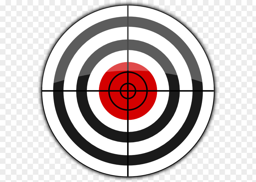 Bullet Holes Bullseye Shooting Target Goal Clip Art PNG