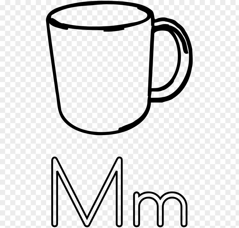Color Letter Material Mug Coffee Cup Clip Art PNG