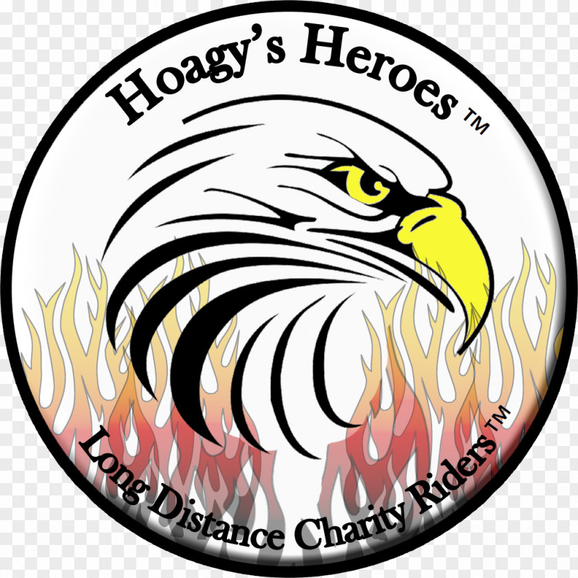 Drive Motorcycle Bald Eagle Hoagy's Heros Inc Organization Logo PNG