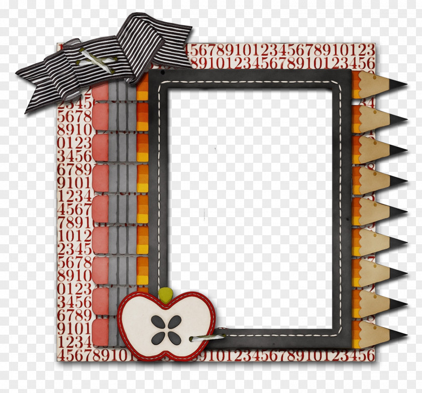 Rectangle Picture Frame First Day Of School PNG