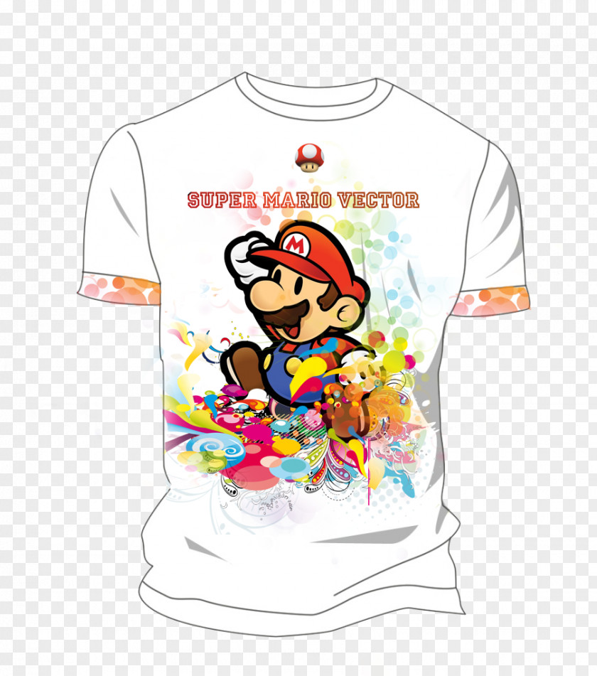 T-shirt Super Paper Mario Wii Series PNG