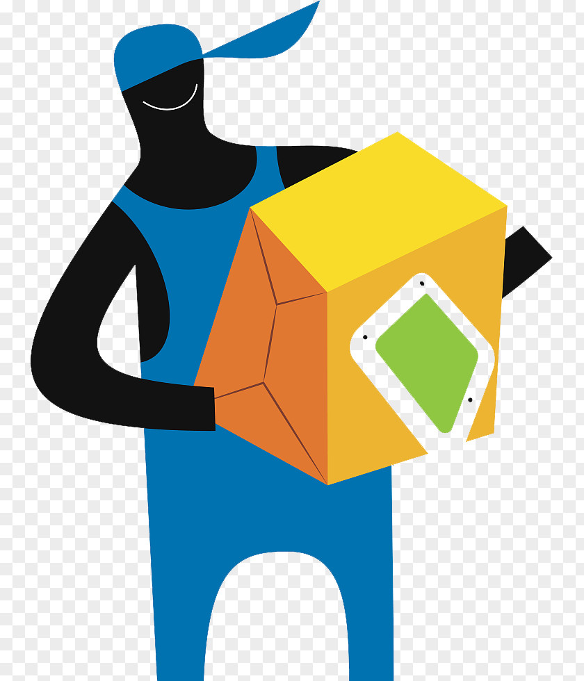 A Courier With Decorative Illustrations And Hats Photography Clip Art PNG