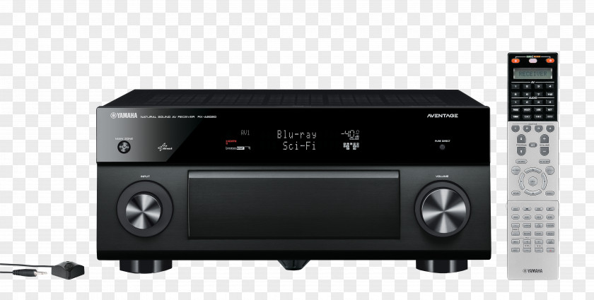 AV Receiver Yamaha Corporation Audio Radio Surround Sound PNG