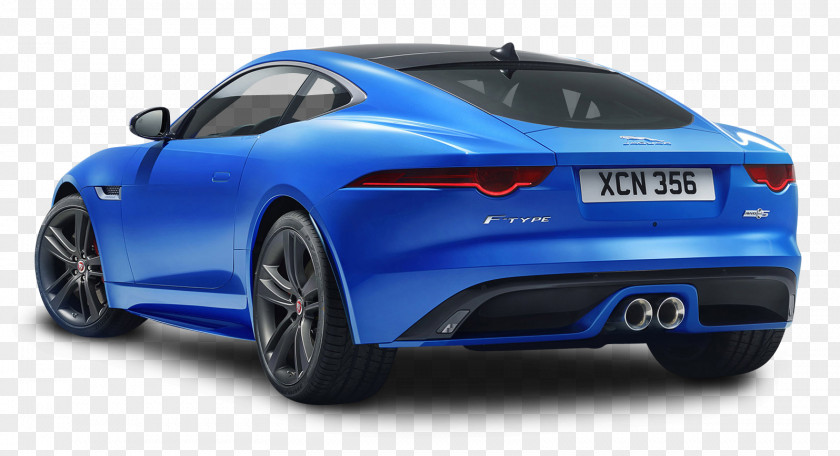 Blue Jaguar F TYPE Back View Car 2016 F-TYPE 2017 2014 United Kingdom PNG