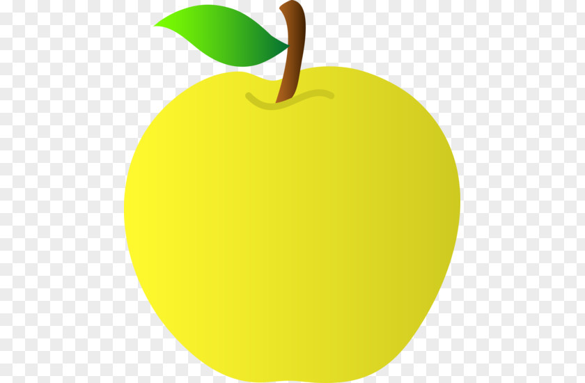 Free Apple Clipart Yellow Content Clip Art PNG