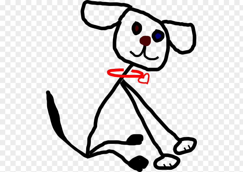 Stick Figure Dog Drawing Clip Art PNG