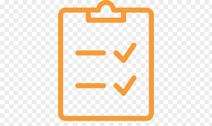 Yellow Orange Test Icon PNG