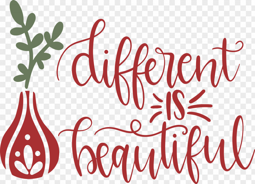 Different Is Beautiful Womens Day PNG