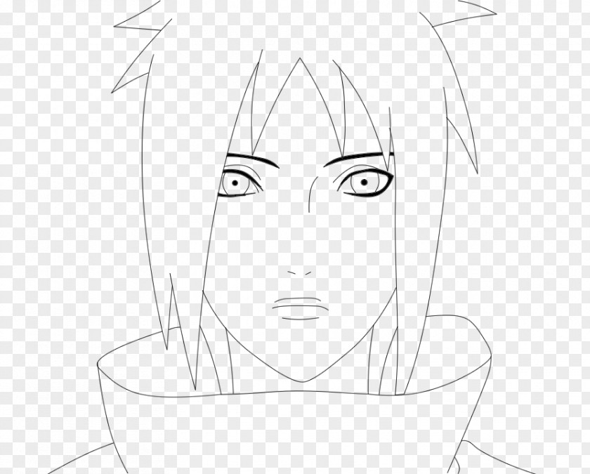 Eye Line Art Sketch PNG