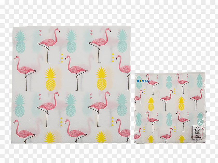 Home Decoration Materials Paper Cloth Napkins Decoupage Pineapple Flamingos PNG