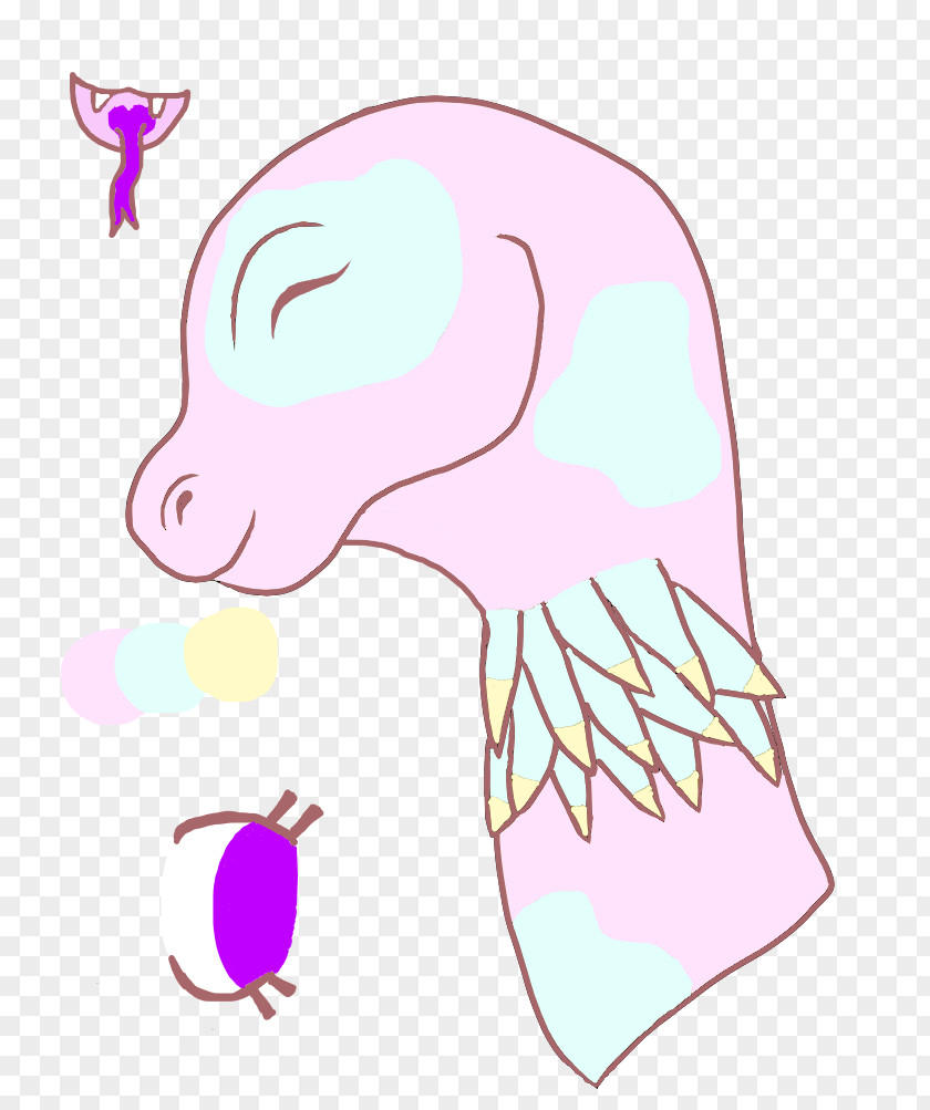 Winged Serpent Pony Horse Line Art Clip PNG