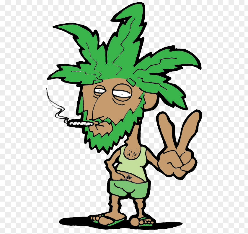 Cannabis Smoking Cartoon Drawing PNG